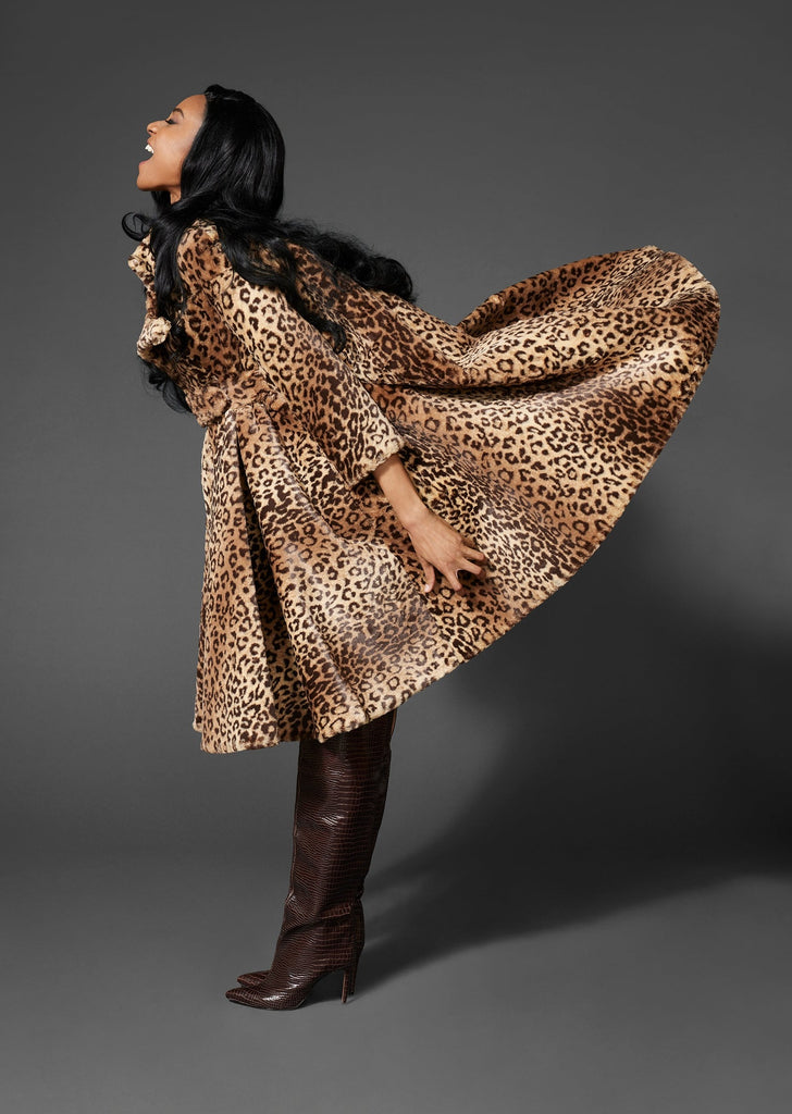 Hudson Valley | Hudson New York | New York | Sustainable Fashion | Sustainable Brand | Wedding | Couture | Leopard  | Outercoat | Coat | Belt | Leopard Coat | Jacket | Outerware