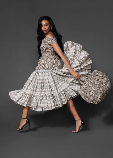 Snake Skin | Peplum Blazer | Blazer | Gathered Skirt | Skirt | Bag | Hudson Valley | Hudson New York | New York | Sustainable Fashion | Sustainable Brand | Wedding | Couture