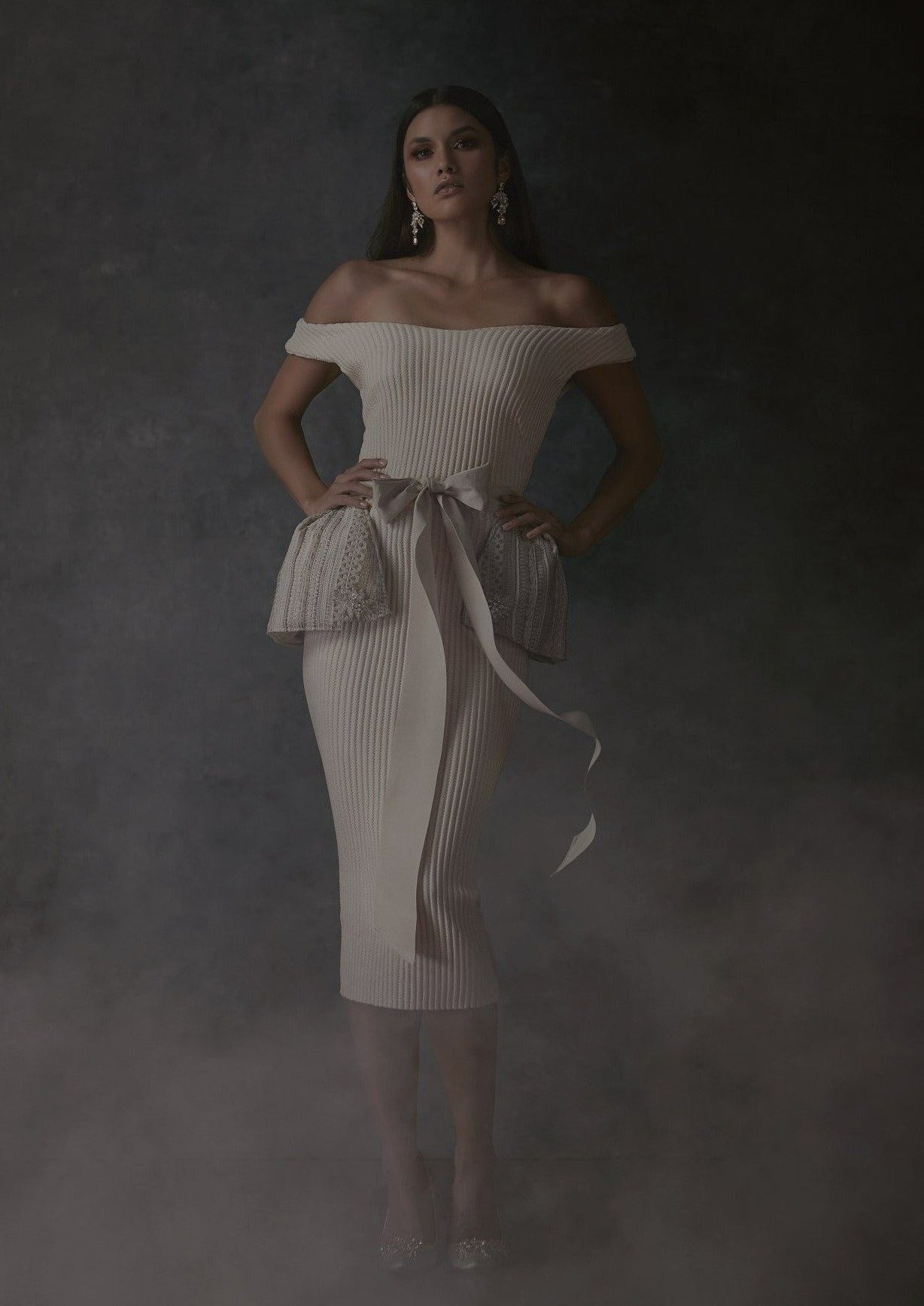 Knit Off-The-Shoulder Cocktail | Spring/Summer 2019