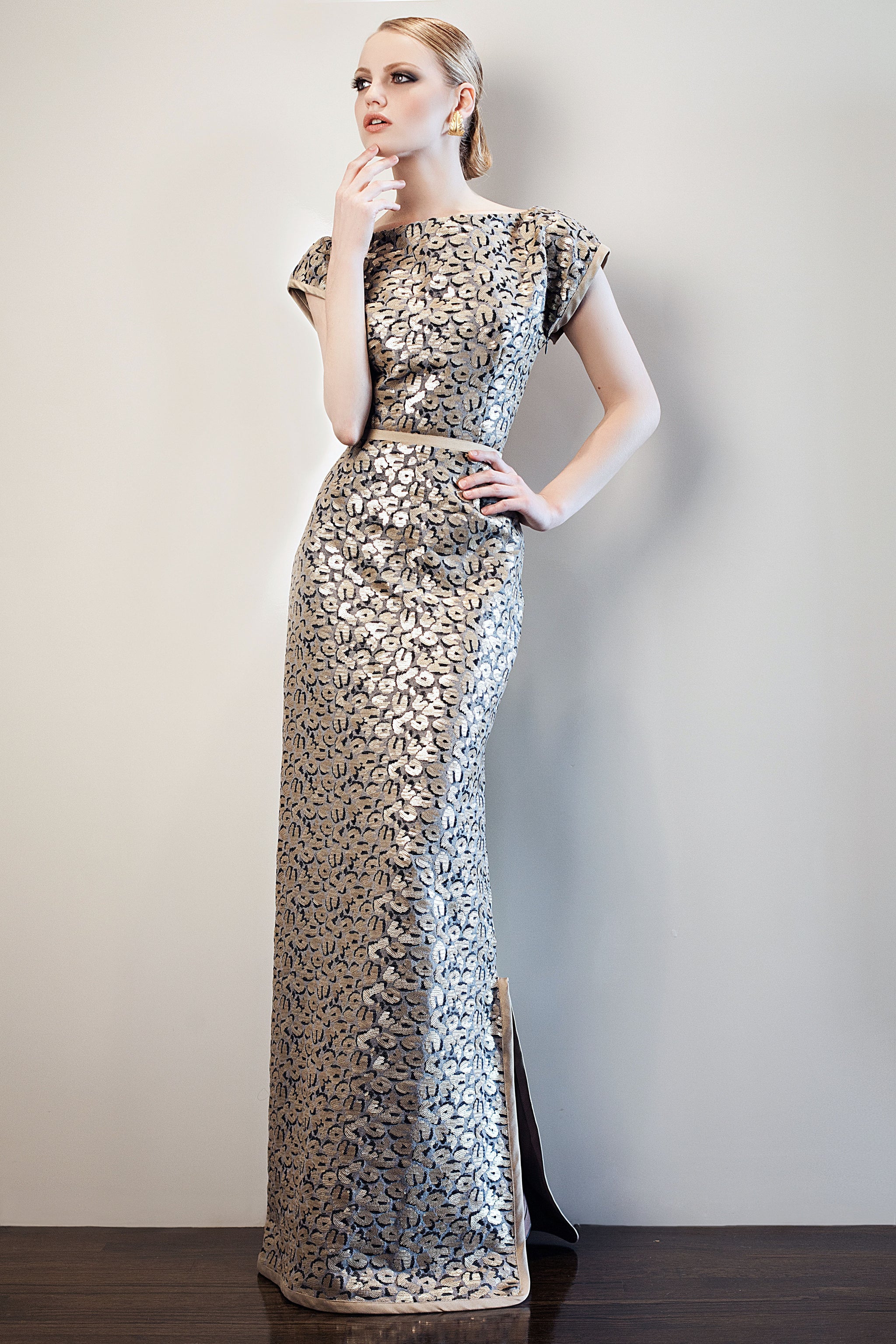 Beaded Column Gown Beaded Column Gown